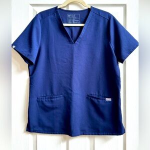 Women’s Large Navy Figs Scrub Set